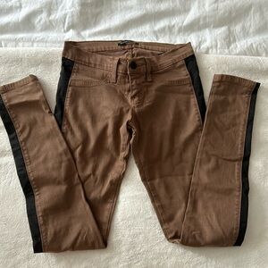 Flying monkey tan and black jeans size one